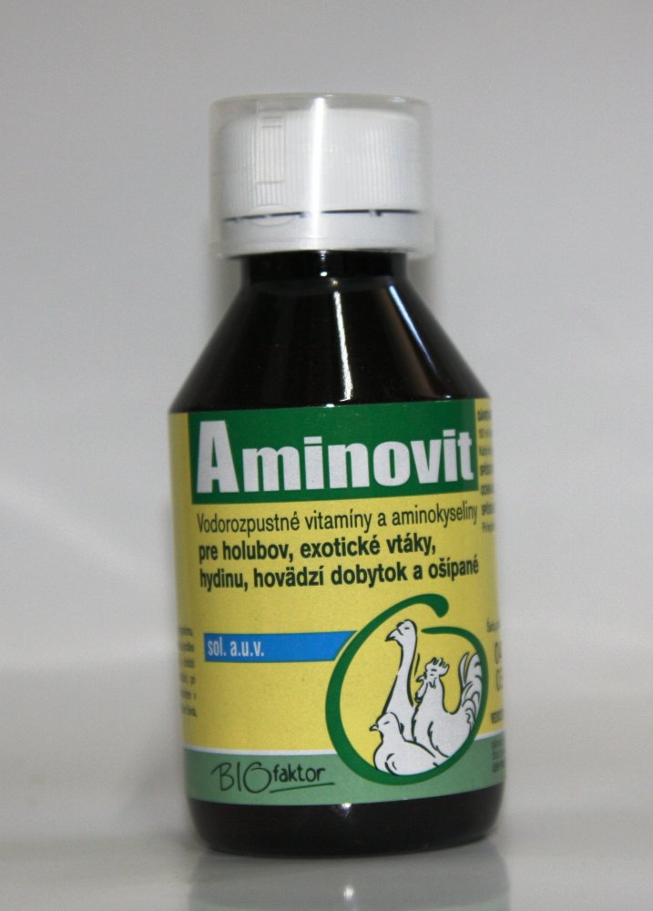 Aminovit 100ml | VETSERVIS - Prípravky pre zvieratá, veterinárna ...