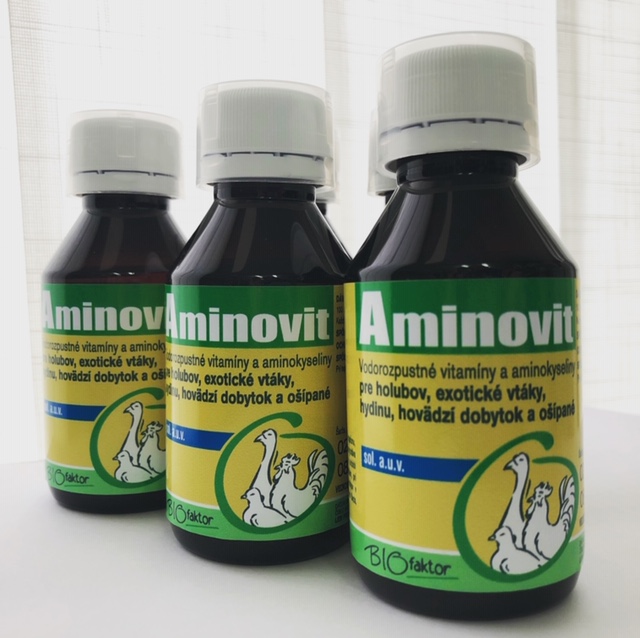 Aminovit 100ml | VETSERVIS - Prípravky pre zvieratá, veterinárna ...